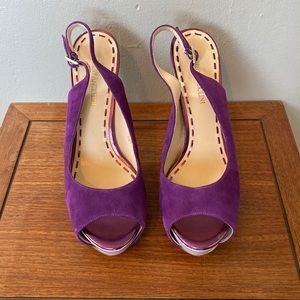 Enzo Angiolini Peep Toe Stiletto Heel, 9.5